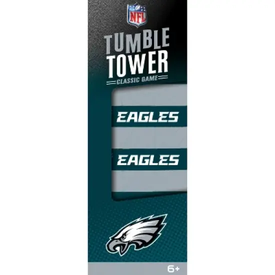 MasterPieces Real Wood Block Tumble Towers - NFL Philadelphia Eagles image {1}