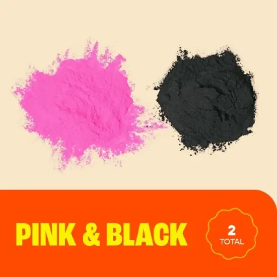 Chameleon Colors Bachelorette Party Color Powder Kit - 5 Pink, 5 Black Color Balls-Unique Bachelorette Games, Comes with Instructions image {2}