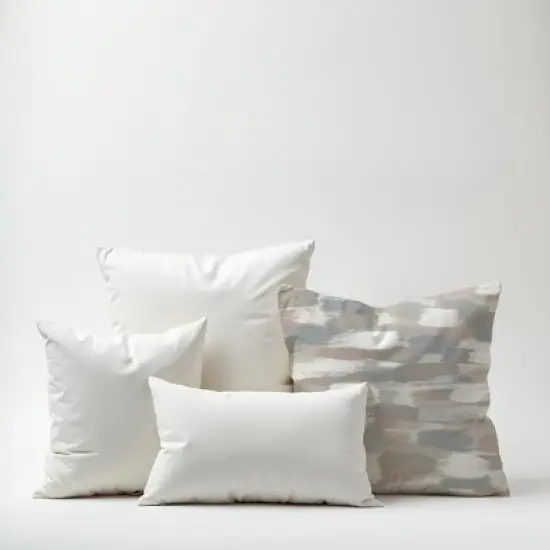 Creative Products Gray Brushstroke Pattern 18x18 Indoor / Outdoor Pillow image {7}