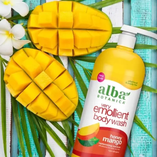 Alba Botanica Very Emollient Honey Mango Bath & Shower Gel - 32 fl oz image {2}