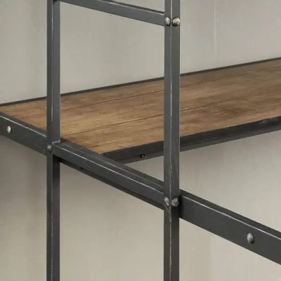 Twin Navii Industrial Loft Bed Black - HOMES: Inside + Out image {6}