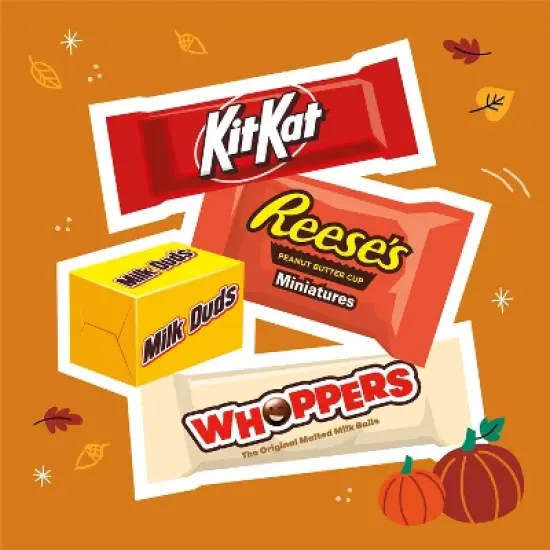 HERSHEY'S Chocolate Assorted Halloween Candy Miniatures - 16.38oz/55pc image {4}