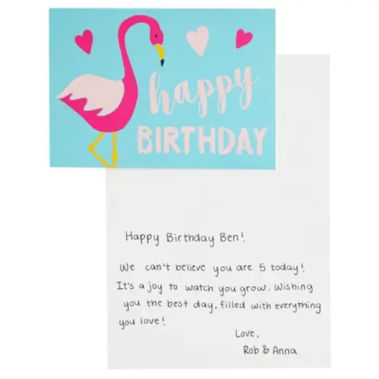 Best Paper Greetings 48 Pack Assorted Kids Birthday Cards Bulk with Envelopes in Unicorn, Flamingo, Monster, and Fox Designs, 4 x 6 In image {4}