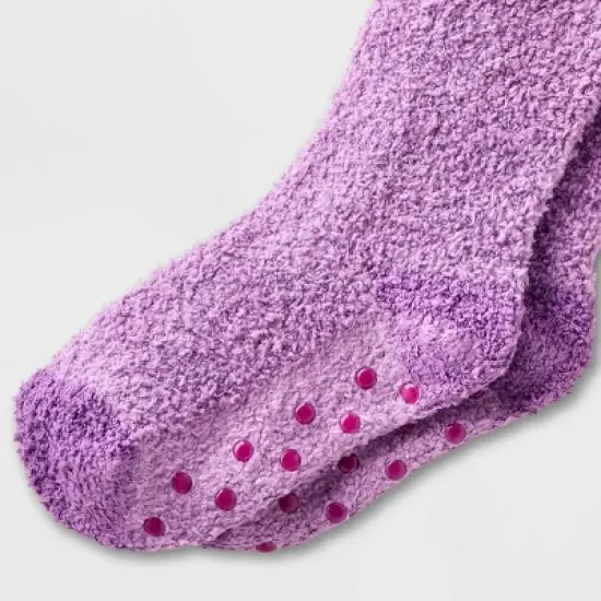 Girls' Trolls Poppy 2pc Pajama Set with Socks - White/Pink/Purple image {3}