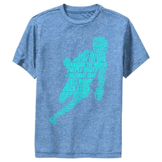 Boy's Lost Gods Lacrosse Slang Terms Silhouette Performance Tee image {4}