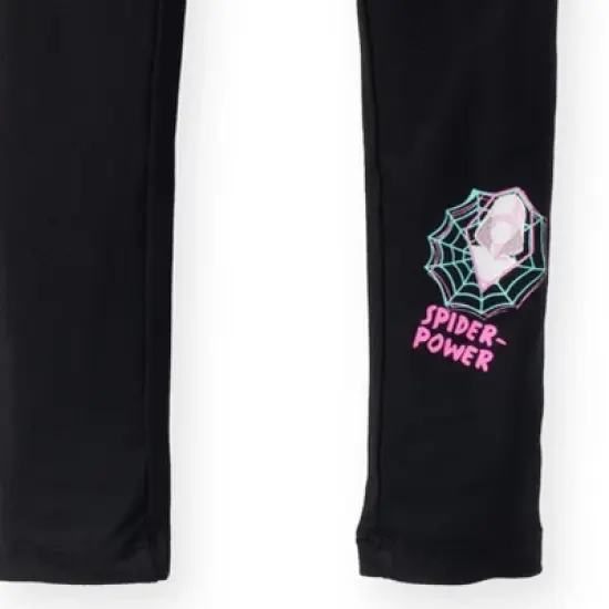 Marvel Spider-Man Ghost-Spider Girls T-Shirt and Leggings Outfit Set Little Kid to Big Kid  image {3}