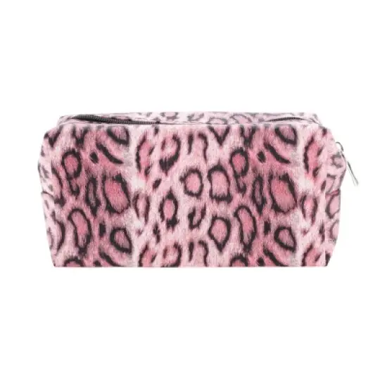 Unique Bargains Rectangular Leopard Makeup Bag 1 Pc image {6}