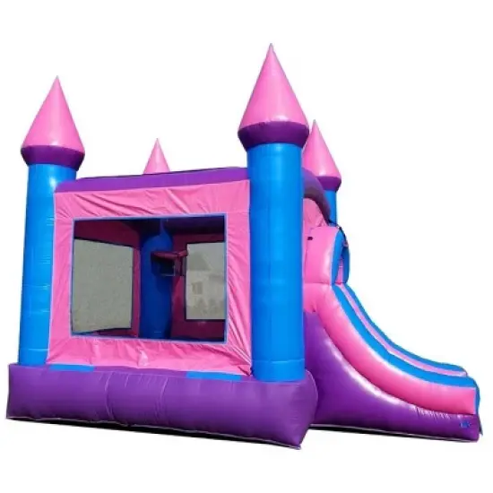 Pogo Bounce House Crossover Bounce House with Slide, No Blower image {3}