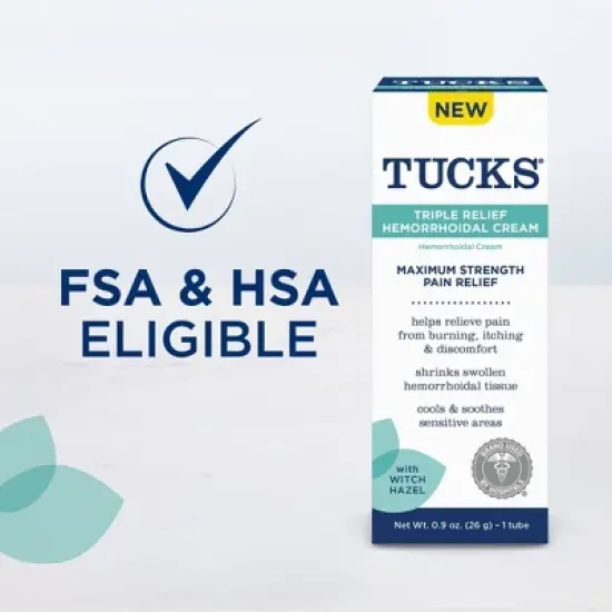 Tucks Triple Relief Hemorrhoid Treatment Cream - 0.9oz image {10}