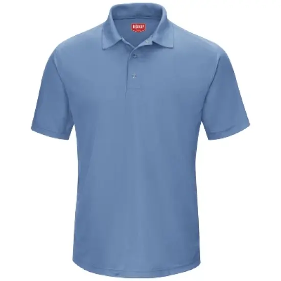 Red Kap&reg; Men's Short Sleeve Performance Knit&reg; Gripper-Front Polo image {3}