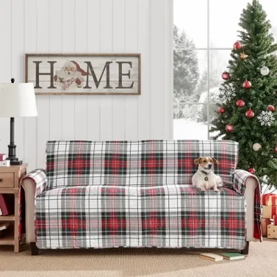 Spencer Plaid Furniture Cover 103x76 - Levtex Home image {6}