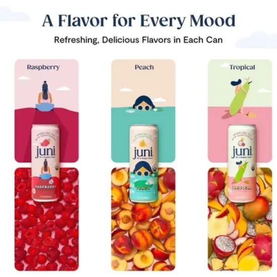 Juni Sparkling Tea Beverage image {5}