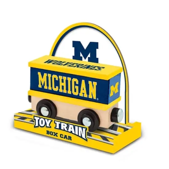 MasterPieces Wood Train Box Car - NCAA Michigan Wolverines image {2}
