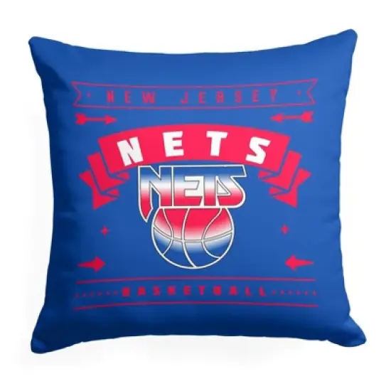 NBA Brooklyn Nets Hardwood Classics Printed Throw Pillow image {5}