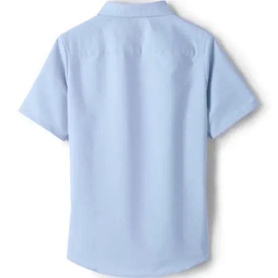 Lands' End School Uniform Girls Short Sleeve Oxford Dress Shirt image {1}