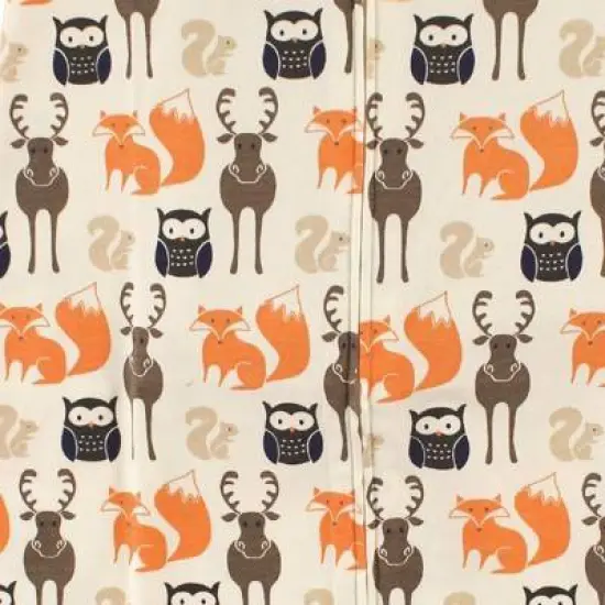 Hudson Baby Infant Boy Cotton Sleeveless Wearable Sleeping Bag, Sack, Blanket, Forest image {2}