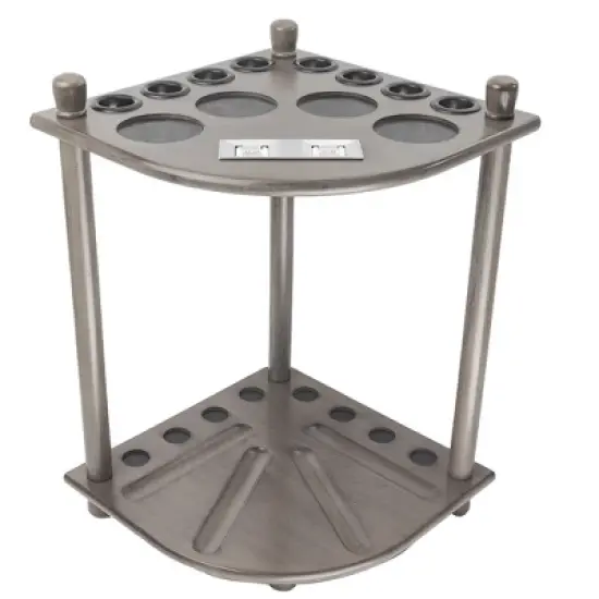 GSE Wooden Floor-Standing Billiard Pool Cue Rack with Score Counters &ndash; Holds 8 Cues and Full Pool Balls Set image {13}