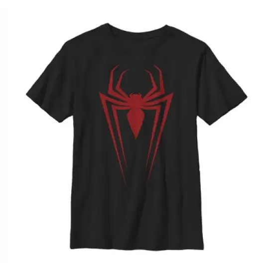 Boy's Marvel Spider-Man Icon Badge T-Shirt image {3}
