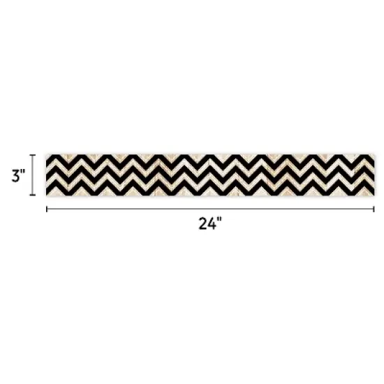 Creative Teaching Press&reg; Core Decor Black and Wood Chevron EZ Border, 48 Feet Per Pack, 3 Packs image {2}