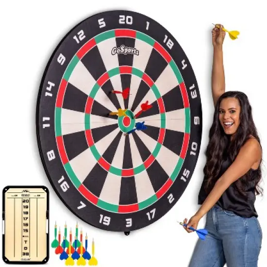GoSports Giant Cork Dartboards - Includes 12 Giant Darts and Scoreboard image {2}