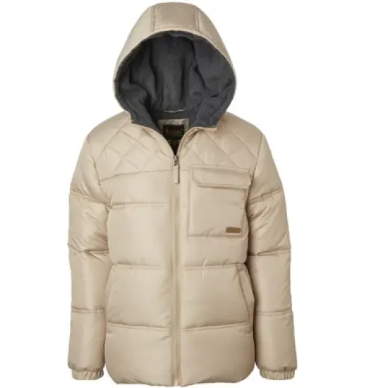 IXtreme Big Boy Mixed Quilted Puffer Jacket image {1}