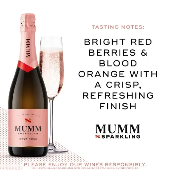 Mumm Sparkling Brut Ros&eacute; - 750ml Bottle image {1}