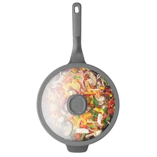 BergHOFF Stone Non-stick Wok Pan, Gray image {1}
