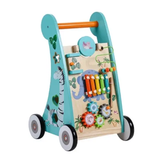 Teamson Kids Wooden Activity Walker Educational Play Musical Walk Toy PS-T0008 image {9}