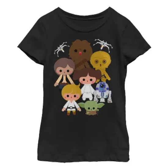 Girl's Star Wars Cute Cartoon Rebels T-Shirt image {2}