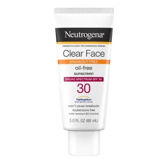 Neutrogena Clear Face Liquid Sunscreen Lotion - 3 fl oz image {11}