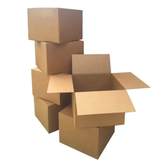 UBMOVE Pack of 8 Large Moving Boxes 20" x 20" x 15" image {6}
