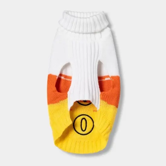 Halloween Candy Corn Boo Dog and Cat Sweater - Hyde & EEK! Boutique&trade; image {2}
