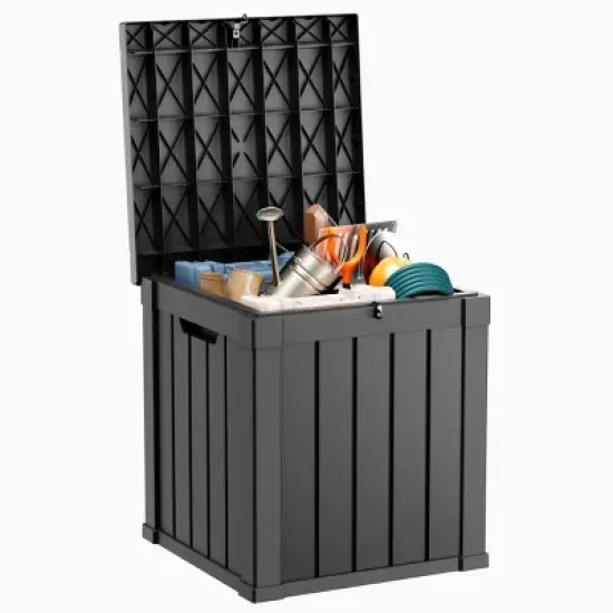 Chic Crate-50 Gallon Plastic Deck Box image {3}