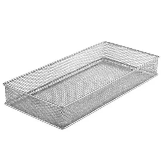 YBM Home Silver Mesh Drawer and Desk Organizer Tray image {9}