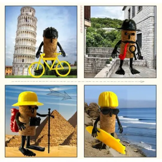 The Purple Cow Corkish & Co Advent Calendar: Winter Paper Cardboard Tabletop Decor image {1}