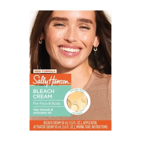 Sally Hansen Bleach Cream For Face & Body - 1.6oz image {10}