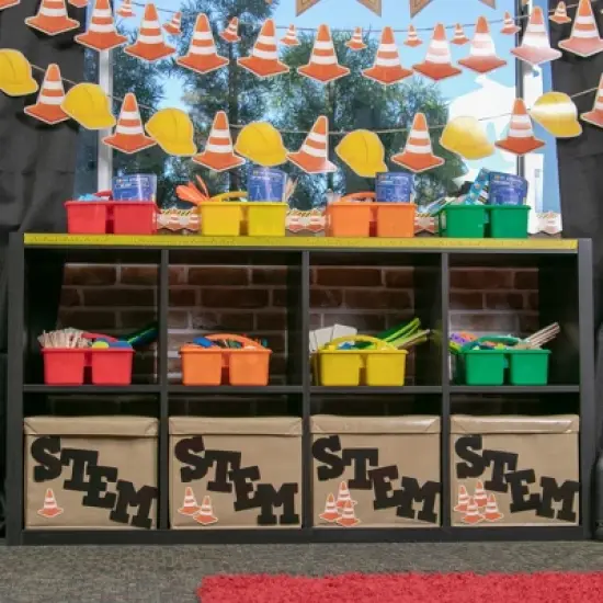 Teacher Created Resources&reg; Red Plastic Storage Caddy, Pack of 6 image {5}