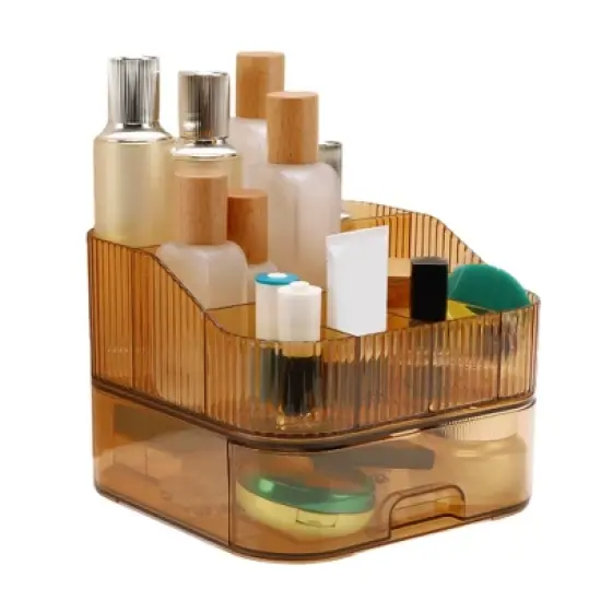 Unique Bargains Seven Grids Makeup Organizer for Lotions Brushes 1 Set image {7}