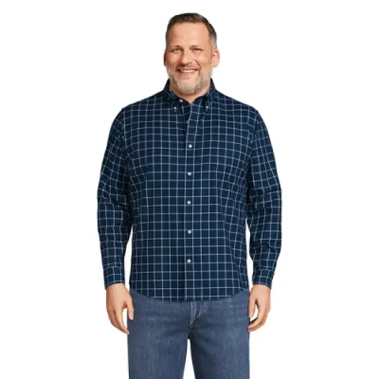 Lands' End Men's Traditional Fit No Iron Twill Shirt image {3}