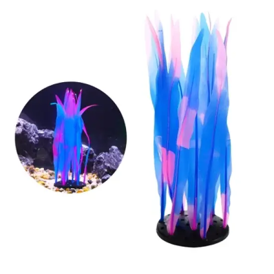 Unique Bargains Glowing Silicone Aquatic Artificial Seaweed Fish Tank Decoration image {4}
