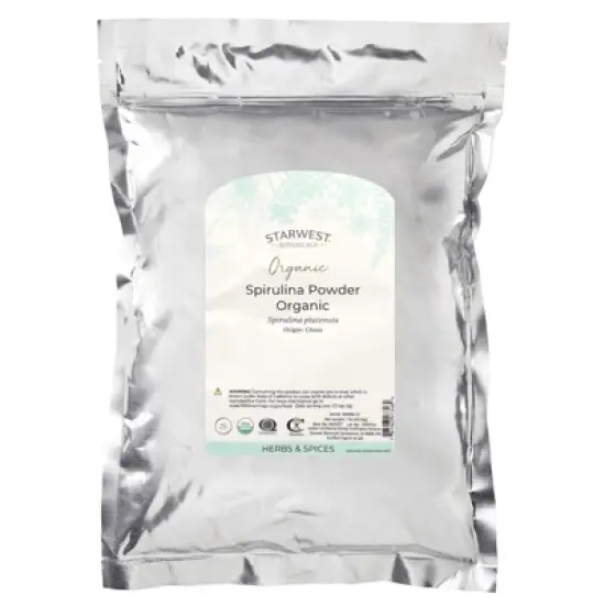 Starwest Botanicals Organic Spirulina Powder, 1 lb (453.6 g) image {1}