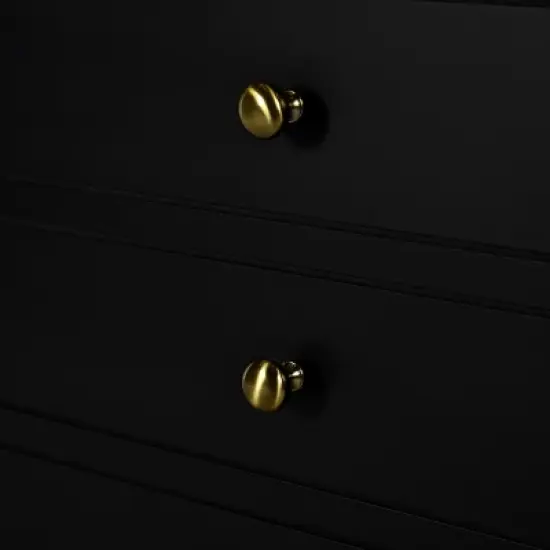 Okak 36" Modern Vanity Set, Solid Wood Cabinet with Ceramic Sink & Soft Closing Doors, Water-Resistant Finish for Small Bathrooms & Apartments image {2}