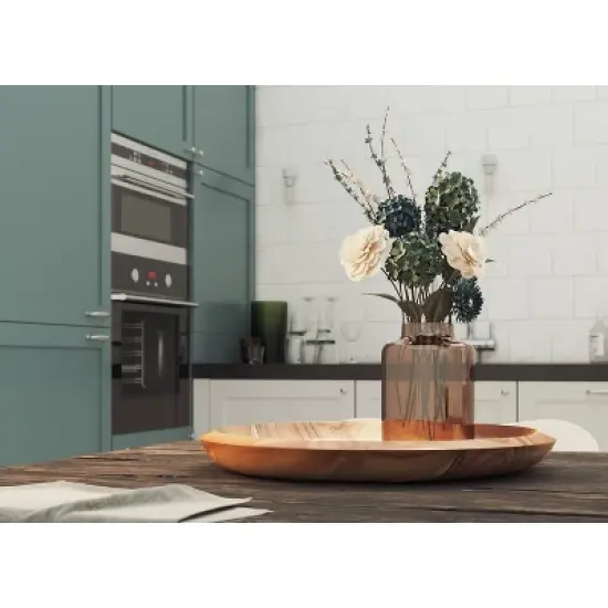 18" Acacia Grand Centerpiece Platter - Lipper International image {5}