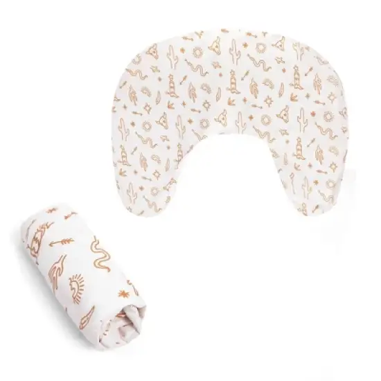 Boppy Nursing Pillow Cover - Tan Southwest image {6}