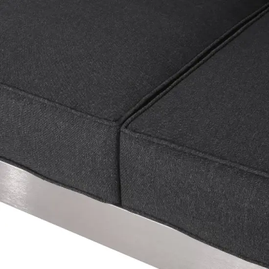 Christopher Knight Home Albion Outdoor Aluminum 4 Seater Chat Set with Fire Pit image {4}