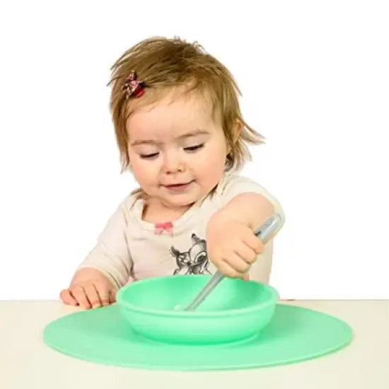 Upward Baby Plate And Bowl Placement Set Multi image {1}