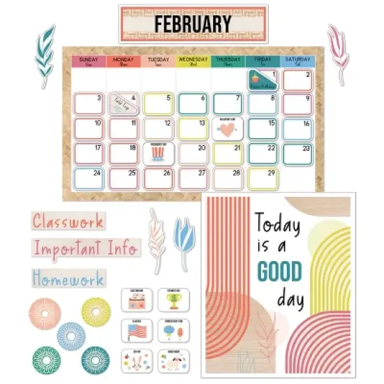 Carson Dellosa Education True to You Classroom Calendar Bulletin Board Set (137 pieces) image {5}