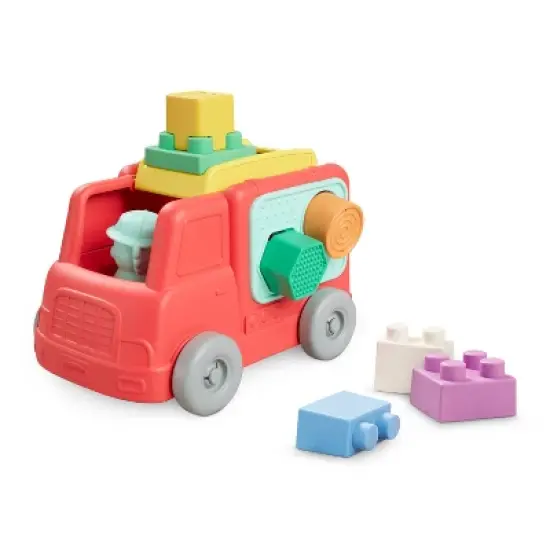 Infantino Super Soft 1st Stack and Go Explorers Stacking Toy Playset - Fire Truck image {8}