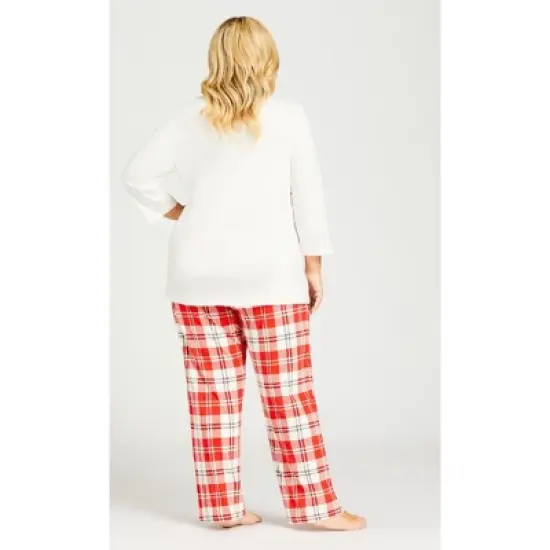 Women's Plus Size Robin Sleep Top - cream | AVENUE image {3}