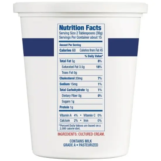 Daisy Pure & Natural Sour Cream - 16oz image {1}